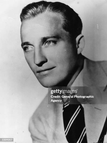 American crooner and former band singer Bing Crosby .