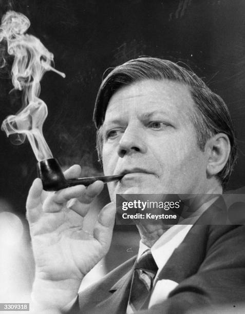 Chancellor of the Federal Republic of Germany Helmut Schmidt.