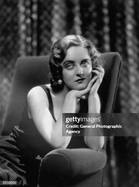 Bette Davis , American stage and screen dramatic actress and box office star.