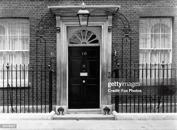 Number 10 Downing Street, London WC1, the official home of the British prime minister since 1735.