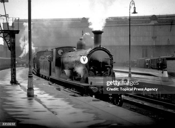 The Ascot Special leaving Waterloo Station, London.