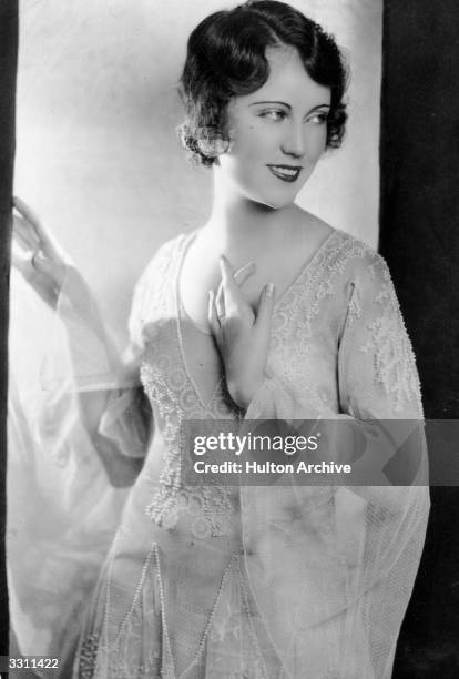 Portrait of silent screen actress Fay Wray, who starred in 'King Kong'.