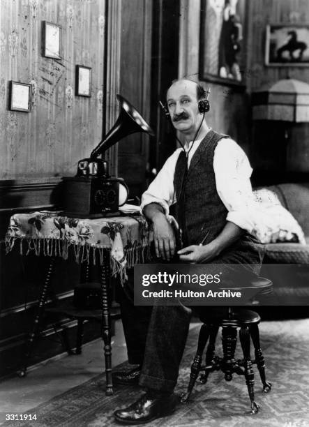 American actor, James Finlayson as Mr Dugan in a scene from the film 'Show Girl'. Finlayson is best known for his many supporting roles in Laurel and...