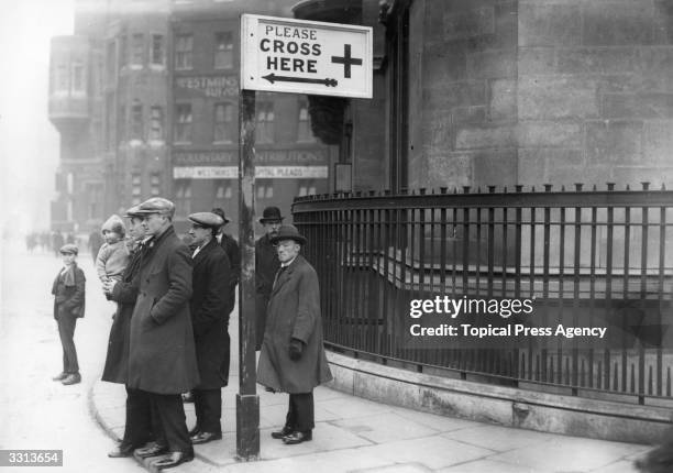 New fixed crossing in Parliament Square, London.