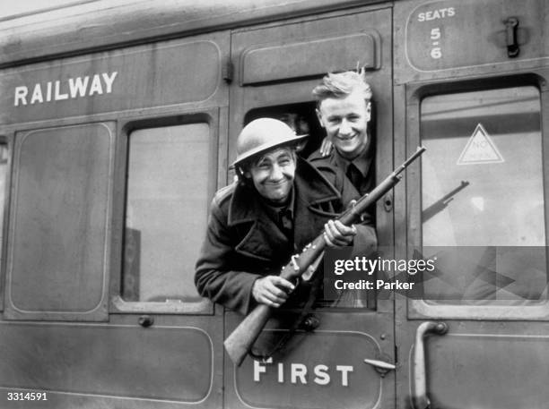 Troops continue to arrive home in their thousands following the rescue of the British Expeditionary Forces at Dunkirk. This member of the BEF has...