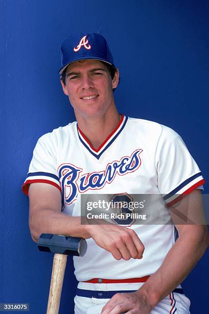 Dale Murphy of the Atlanta Braves poses for a portrait in 1983.