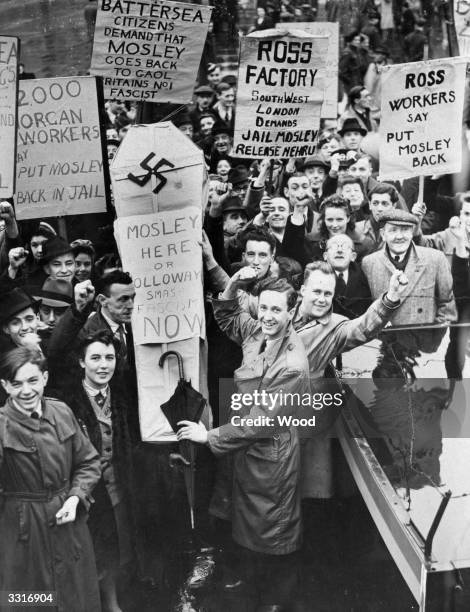 Mosley Rally 15 Oswald Mosley 1943 Stock Photos, High-Res Pictures, and Images ...