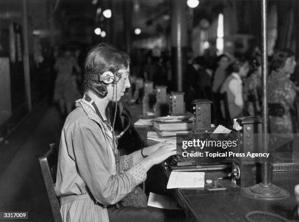 Telepgraph Operator 247 Telegraph Operator Stock Photos, High-Res Pictures, and Images ...