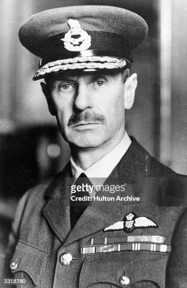 Officer and 1st Baron, Sir Hugh Dowding . News Photo - Getty Images