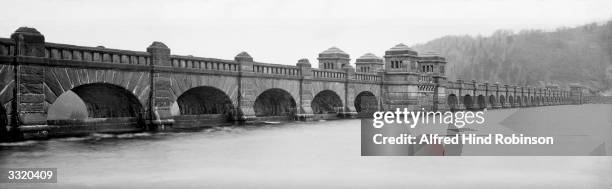 Liverpool's water supply is held by the dam at lake Vyrnwy, Wales.