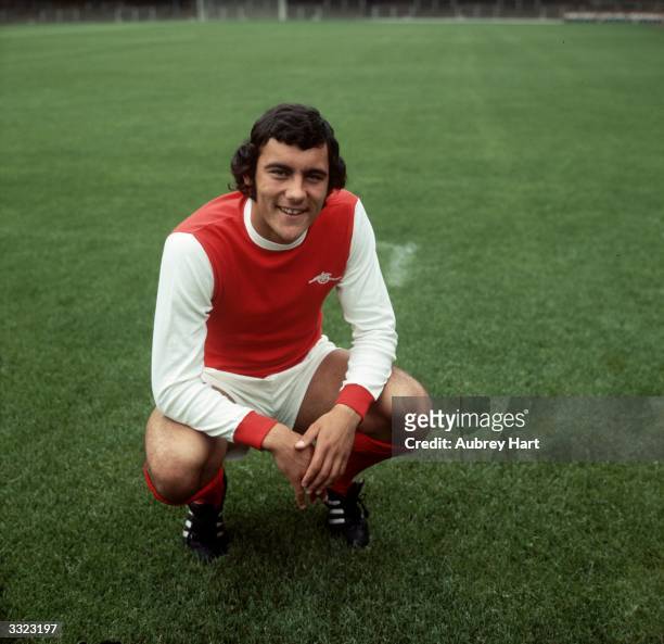 Arsenal footballer Ray Kennedy.