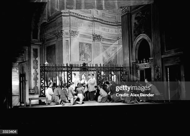Scene from 'Tosca' by Puccini.