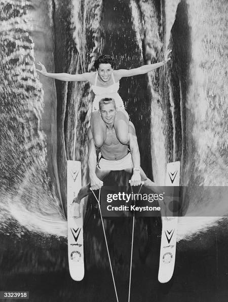 Jayson Rishling Water-skiing champions demonstrate the art of the sport at Cypress ...