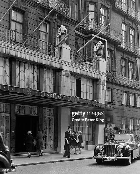 Claridges Hotel in Mayfair, London.