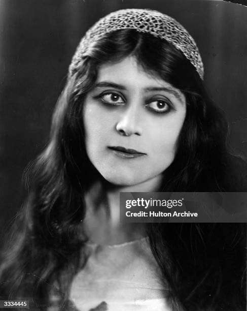 American actress and vamp, Theda Bara .