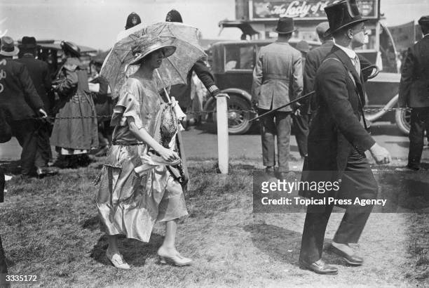 Couple at an Epsom Derby meeting.