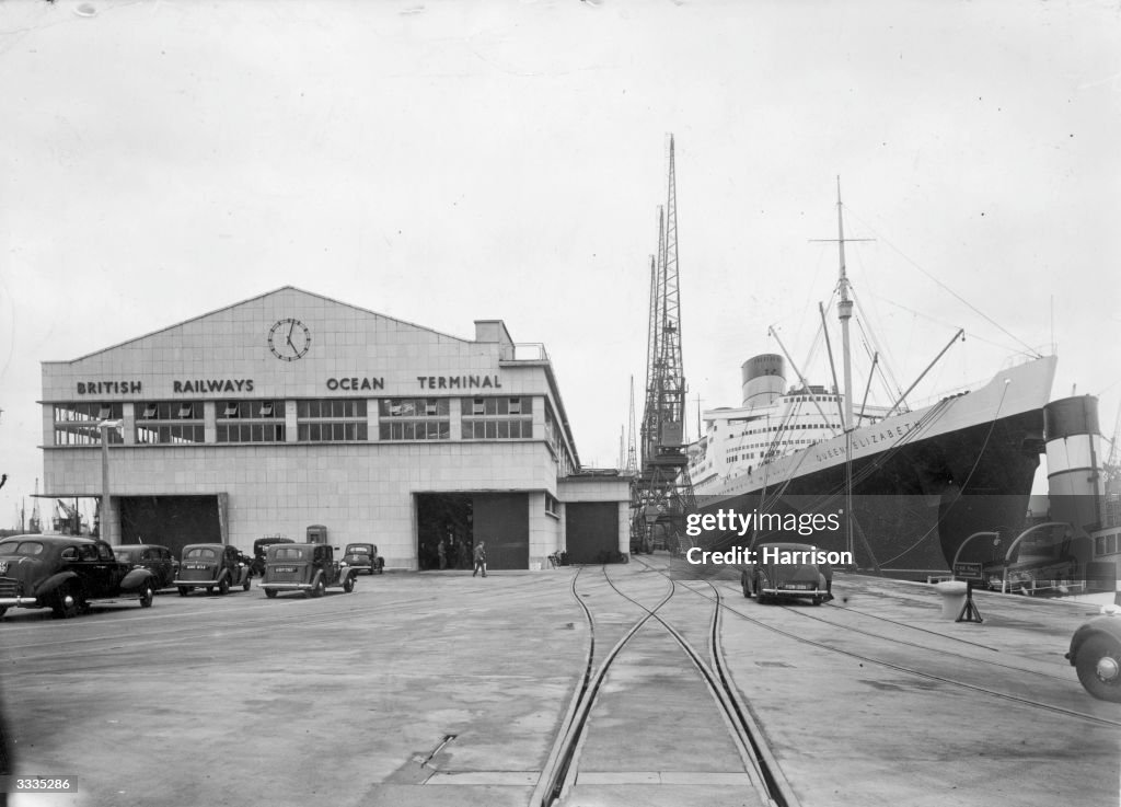 Onean Terminal The newly-opened British Railways Ocean Terminal at Southampton Dock ...