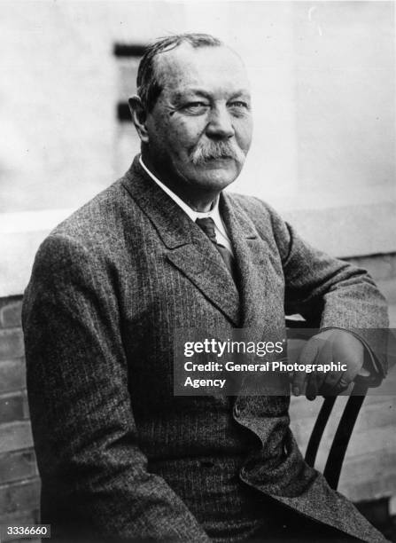 Scottish writer of detective stories and historical romances Sir Arthur Conan Doyle , creator of Sherlock Holmes.