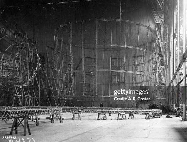 Zeppelin R 38 Airship Hanger Photos and Premium High Res Pictures - Getty Images