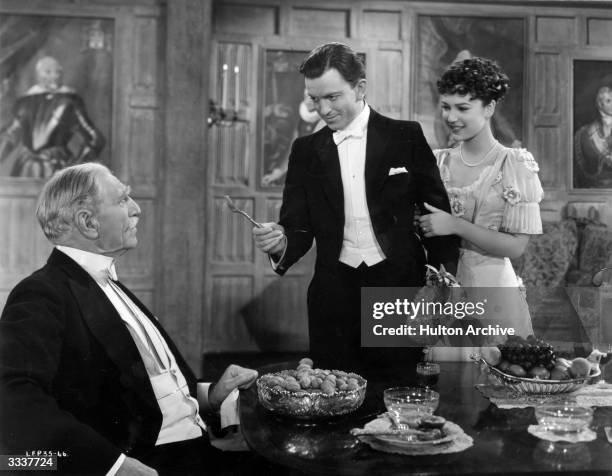 Scene from the London Films production of 'The Four Feathers' starring C Aubrey Smith , John Clements and June Duprez .