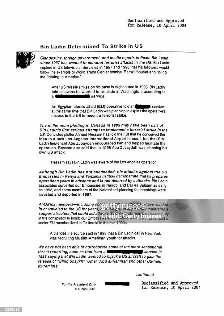 Bin Laden Memo Released By White House