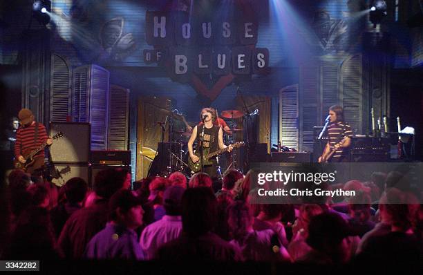 Craig Nicholls of The Vines performs at The New Orleans House of Blues hosted by MTV2's 2$Bill Concert Series March 12, 2004 in New Orleans,...