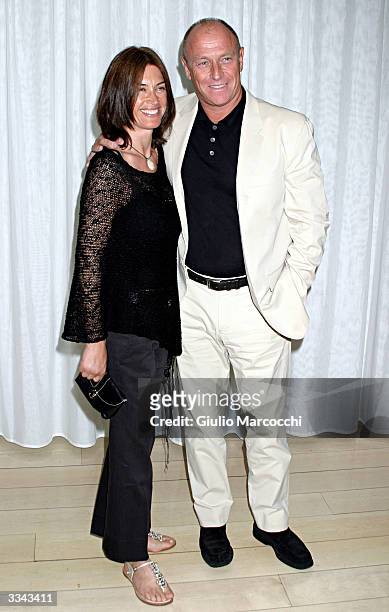 Actors Corbin Bernsen and wife Amanda Pays attend Paramount Network Television and CBS, 200 Episodes Celebration Party of JAG, at The Mondrian/Asia...