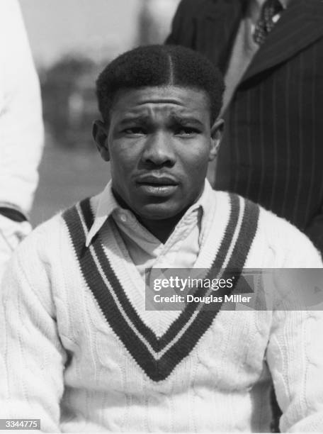 West Indies cricketer Everton Weekes, 28th April 1950.
