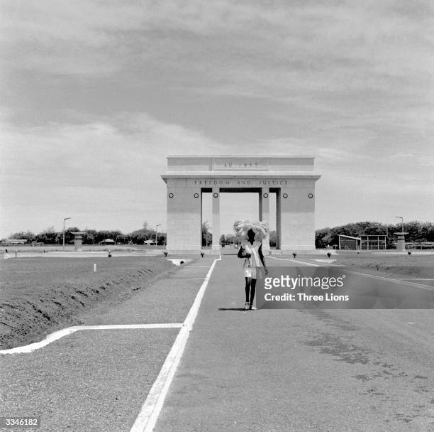 The Independence Arch in Accra, Ghana.