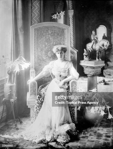 Marie , Queen of Romania. The daughter of Alfred, the Duke of Edinburgh , she married Prince Ferdinand of Romania in 1893.