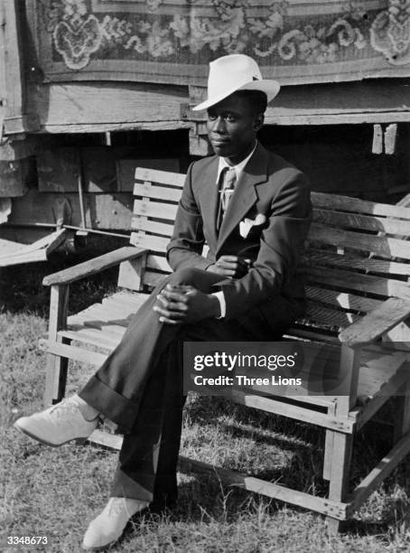 Well-dressed young black man from Kansas City, Missouri.