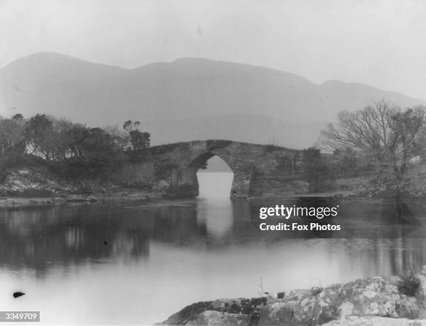 An old stone bridge in Killarney, County Kerry.