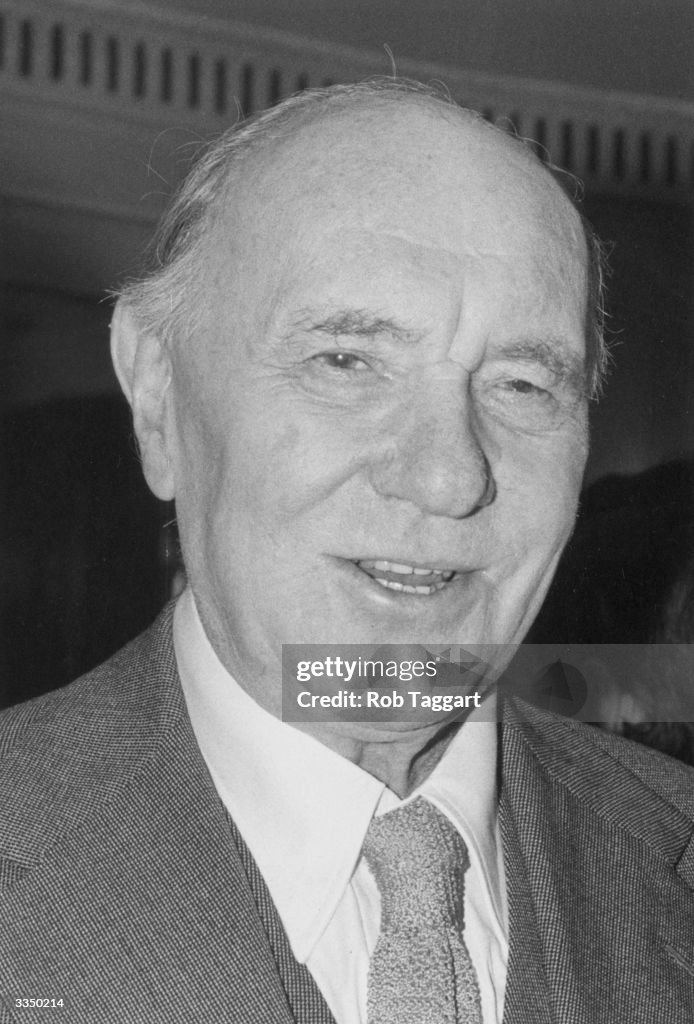 First Englis Actor Ralph English actor, Ralph Richardson . News Photo - Getty Images