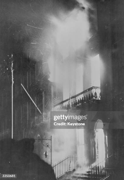 The British Embassy at Merrion Square in Dublin is bombed following a march to protest against the 'Bloody Sunday' shootings in Derry City, when...