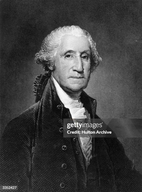 George Washington , the 1st President of the United States of America. He was also Commander in Chief of the Continental army during the American War...