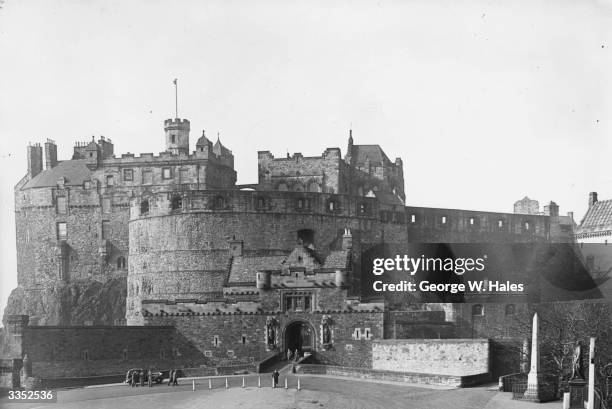 Edinburgh Castle, Scotland. Edinburgh Castle became a royal residence when James I was murdered in Perth and his widow Joan Beaufort moved the Royal...