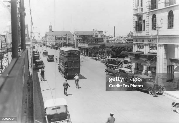 Maitland street in Bloemfontein in South Africa.