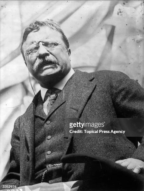Former American president Theodore Roosevelt , who succeeded William McKinley after his assassination, was a popular leader and the first American to...