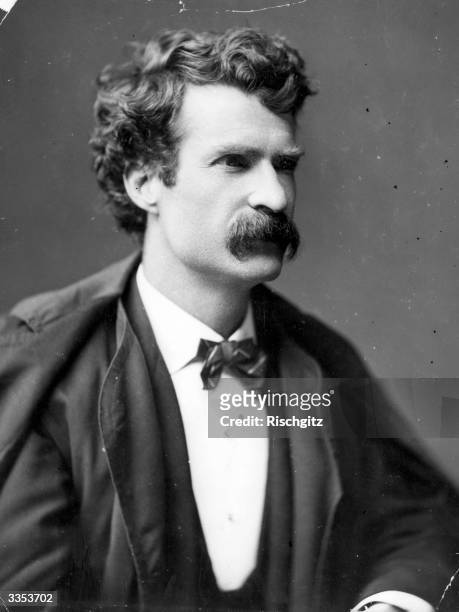 American writer Samuel Langhorne Clemens, better known as Mark Twain .