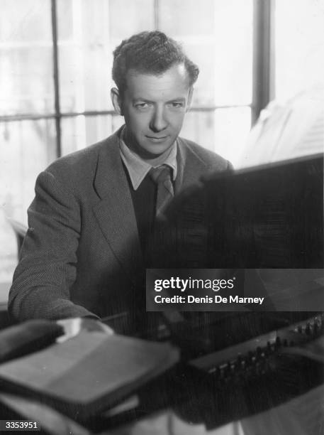 English composer, pianist and conductor Baron Benjamin Britten of Aldeburgh .