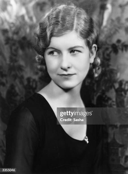 Actress Anne Bolt, the 19 year old leading lady in 'The Toymaker of Nuremberg ', at the Kingsway Theatre, London.