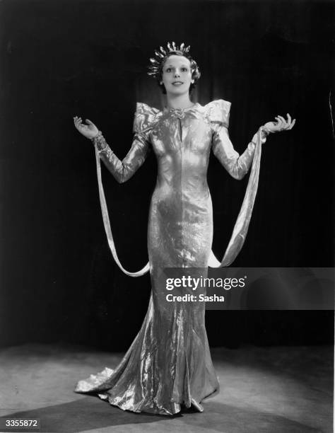 Actress and Dancer, Adele Dixon poses fora publicity shot to promote the Charles B Cochran's production, 'Anything Goes' at London's Palace Theatre....