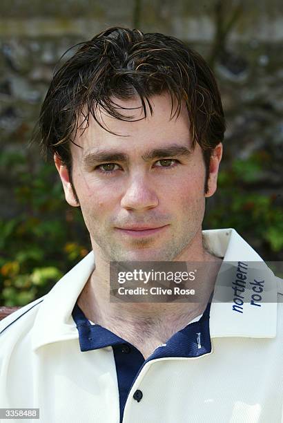 Portrait of Ben Scott of Middlesex taken during the Middlesex County Cricket Club photocall held on March 31, 2004 at Lord's, in London.