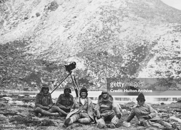 Group led by Dr McGovern which climbed in Nepal and took the first moving pictures in Lhasa.