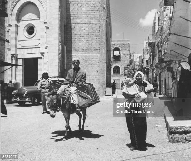Street in Jericho, the world's oldest known settlement and famous in biblical history.