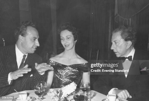 Prince Massimo, Penelope Kitson and J. Paul Getty at the River Club