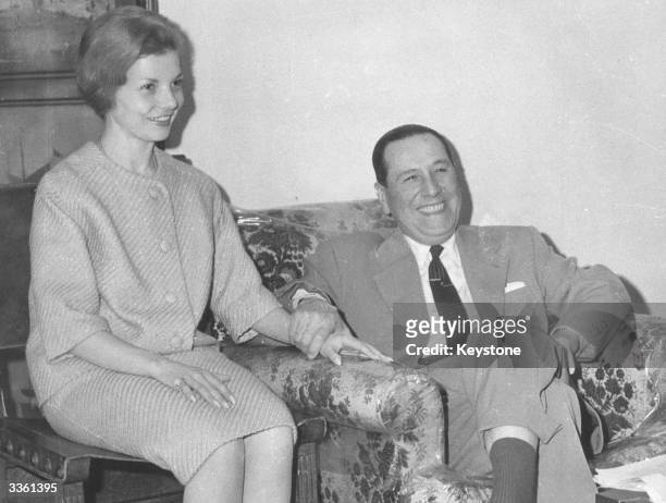 Argentinian president, Juan Peron, with his third wife, Isabel de Peron.