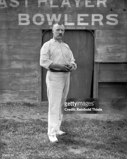 England and Yorkshire cricketer, Bobby Peel , the Wisden Cricketer of the Year 1889.