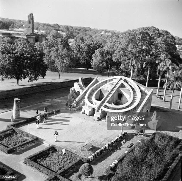 The Jantar Mantar Observatory near Delhi.