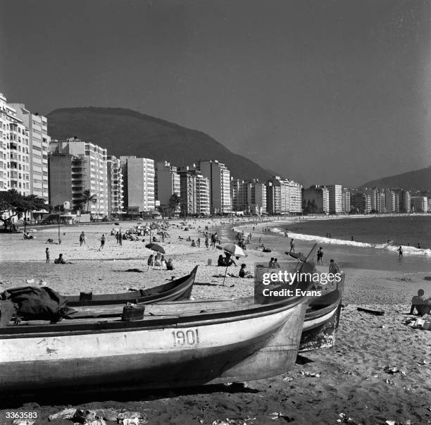 Copacabana beach, Rio de Janeiro.